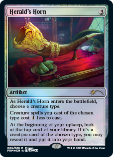Herald's Horn (Year of the Tiger 2022) (UMP-005) - Year of the Tiger 2022 Foil