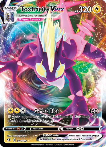 Toxtricity VMAX 71/192 - SWSH02 Rebel Clash Holofoil