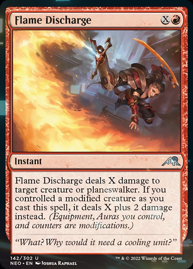 Flame Discharge (NEO-142) - Kamigawa: Neon Dynasty