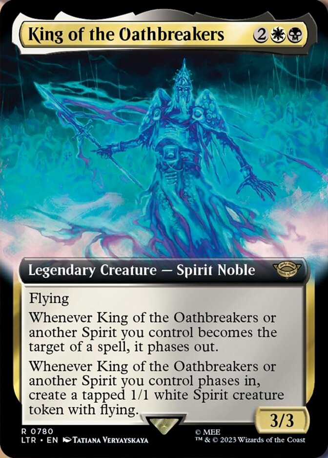 King of the Oathbreakers (Extended Art) (Surge Foil) (LTR-780) - The Lord of the Rings: Tales of Middle-earth: (Extended Art) Foil