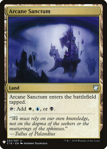 Arcane Sanctum (C18) (LIST-232) - The List