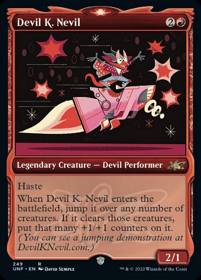 Devil K. Nevil (Showcase) (UNF-249) - Unfinity: (Showcase)