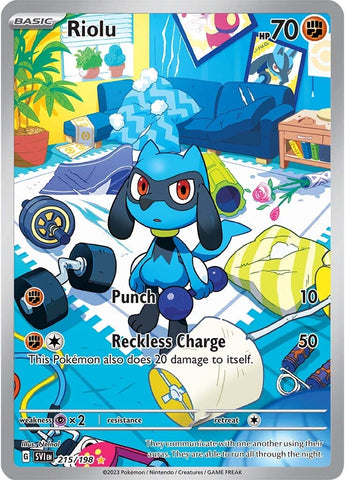 Riolu - 215/198 215 - SV01 Scarlet & Violet Base Set Holofoil