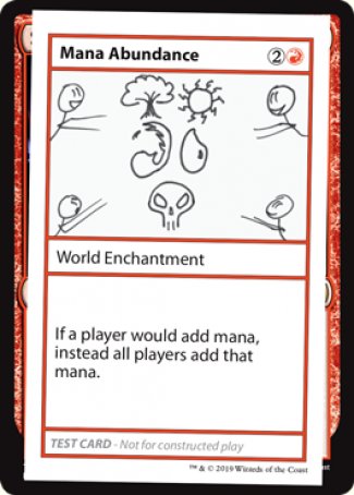 Mana Abundance (No PW Symbol) (CMB1-) - Mystery Booster Playtest Cards 2021