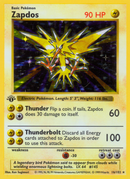 Zapdos - 16/102 - 1st Edition Holofoil Base Set Shadowless - Holo Rare