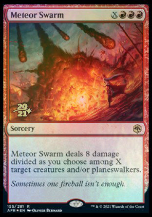 Meteor Swarm (PRE-155) - Adventures in the Forgotten Realms Promos Foil