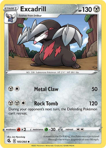 Excadrill 183/264 - SWSH08 Fusion Strike