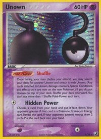 Unown (?)/115 - Unseen Forces Holofoil