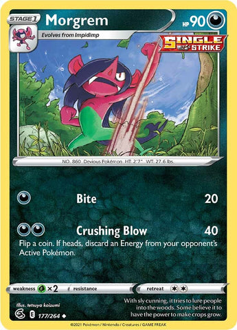Morgrem 177/264 - SWSH08 Fusion Strike