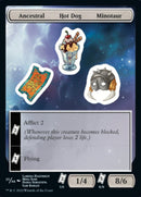 Ancestral Hot Dog Minotaur (UNF-023) - Unfinity Sticker Sheets