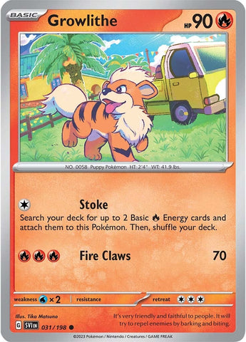 Growlithe - 031/198 31 - SV01 Scarlet & Violet Base Set