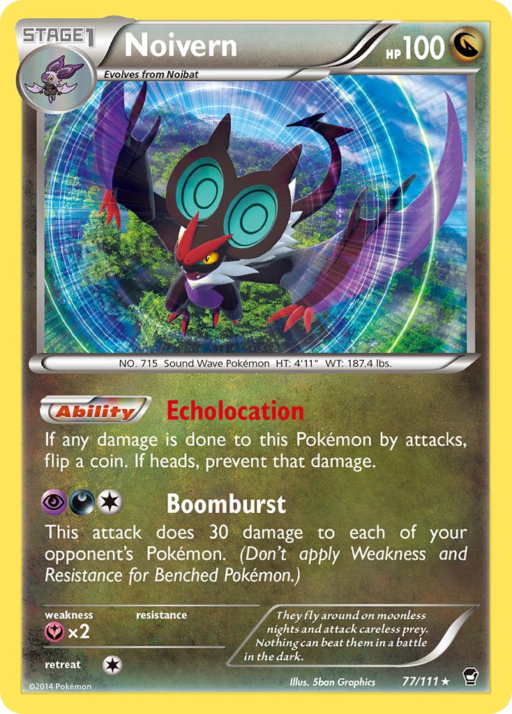 Noivern - 77/111 (Cosmos Holo) - Blister Exclusives Holofoil