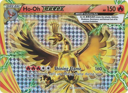 Ho-Oh BREAK - XY154 (XY Black Star Promo) - Jumbo Cards Holofoil