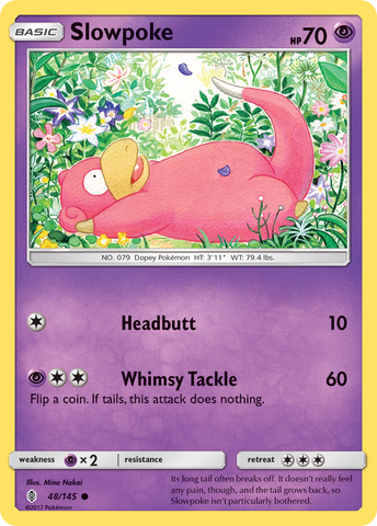 Slowpoke 48/145 - SM  Guardians Rising