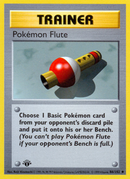 Pokemon Flute - 86/102 - 1st Edition Base Set Shadowless - Uncommon