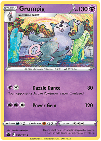 Grumpig 56/163 - SWSH05 Battle Styles