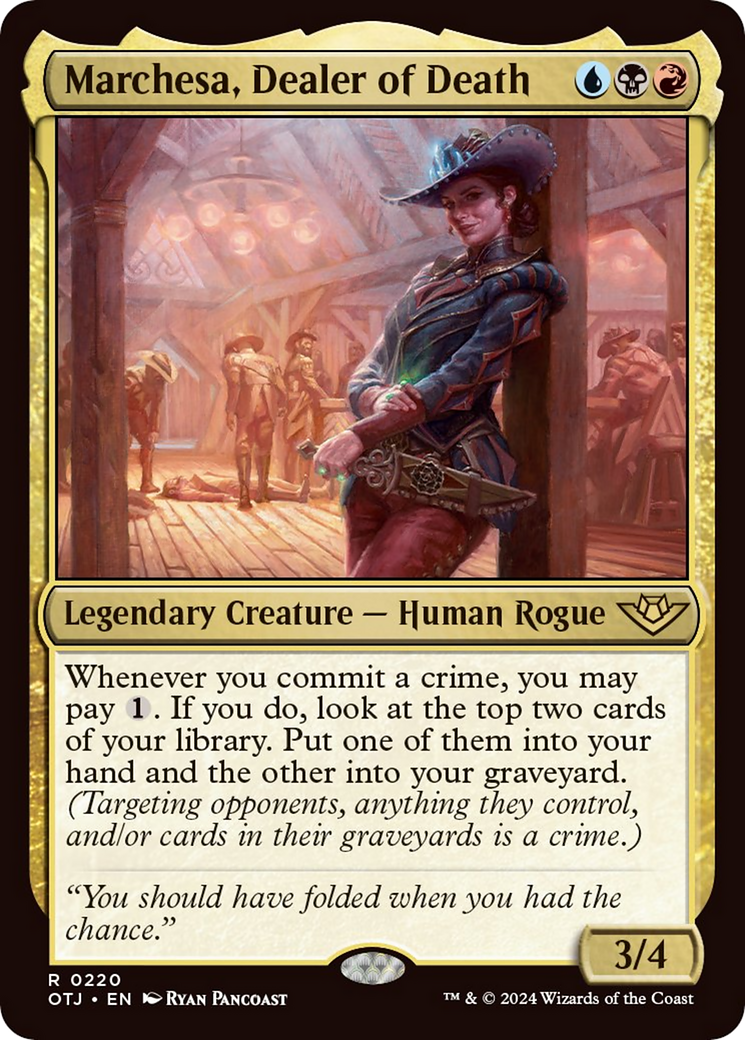 Marchesa, Dealer of Death (OTJ-220) - Outlaws of Thunder Junction