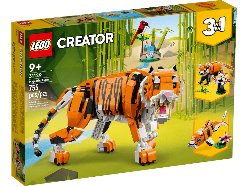 Lego Creator 3in1 Majestic Tiger 755pcs