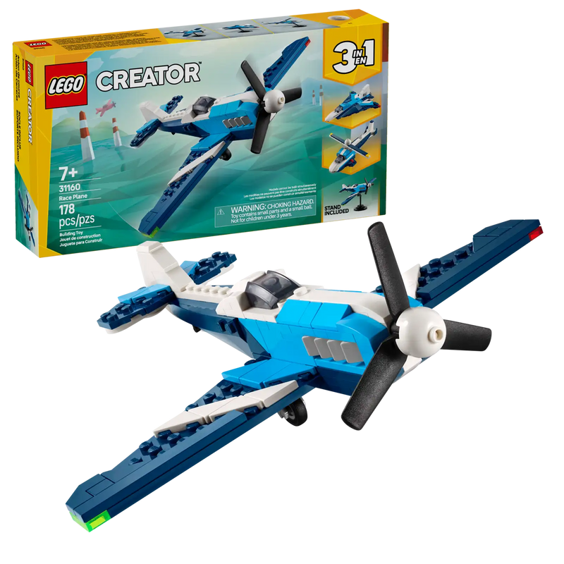 Lego Creator 3in1 Aircraft: Race Plane 178pcs
