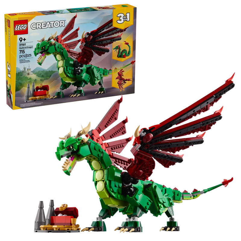 Lego Creator 3in1 Medieval Dragon 715pcs