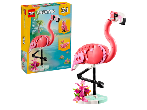 Lego Creator 3in1 Wild Animals: Pink Flamingo 288pcs