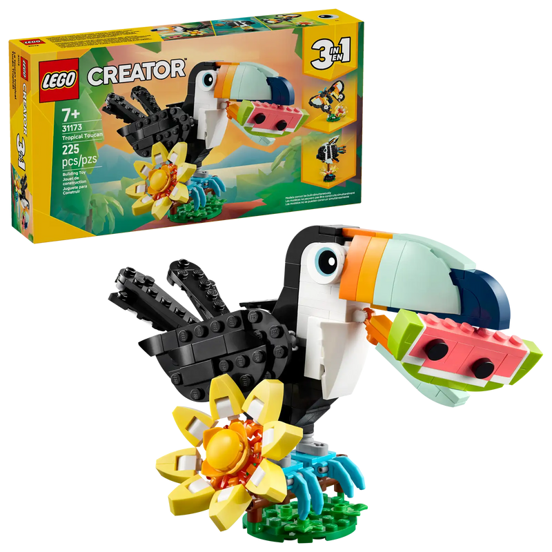 Lego Creator 3in1 Wild Animals: Tropical Toucan 225pcs