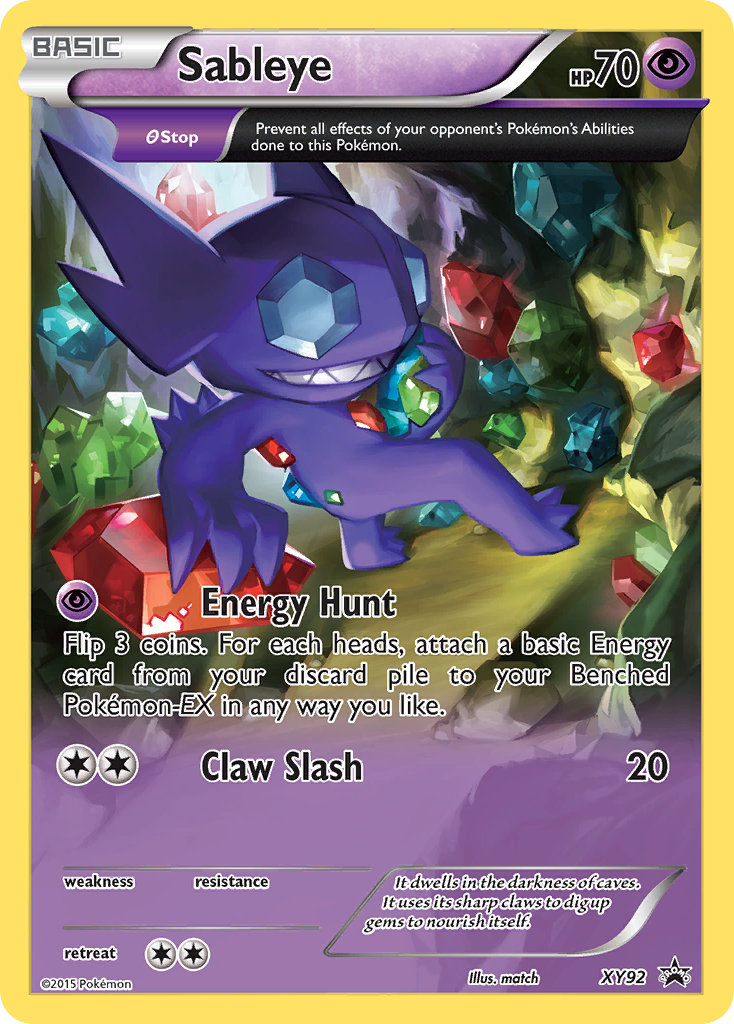 Sableye - XY92 XY92/211 - XY Promos Holofoil