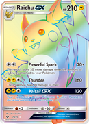 Raichu GX (Secret)/73 - Shining Legends Holofoil