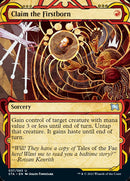 Claim the Firstborn (Foil Etched) (STA-037) - Strixhaven Mystical Archive (Borderless) Foil