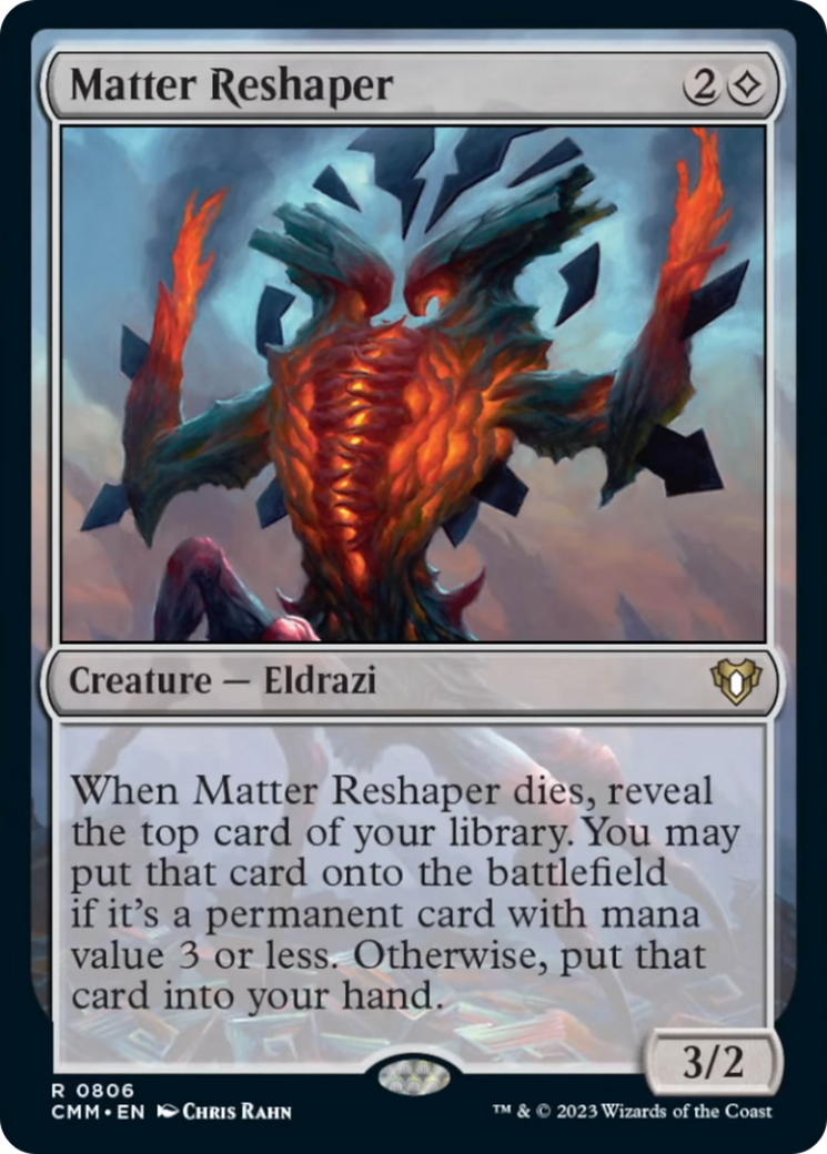 Matter Reshaper (CMM-806) - Commander Masters