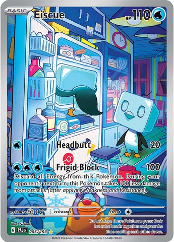 Eiscue - 205/193 205 - SV02 Paldea Evolved Holofoil