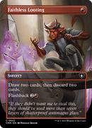 Faithless Looting (Borderless) (CMM-642) - Commander Masters (Borderless)