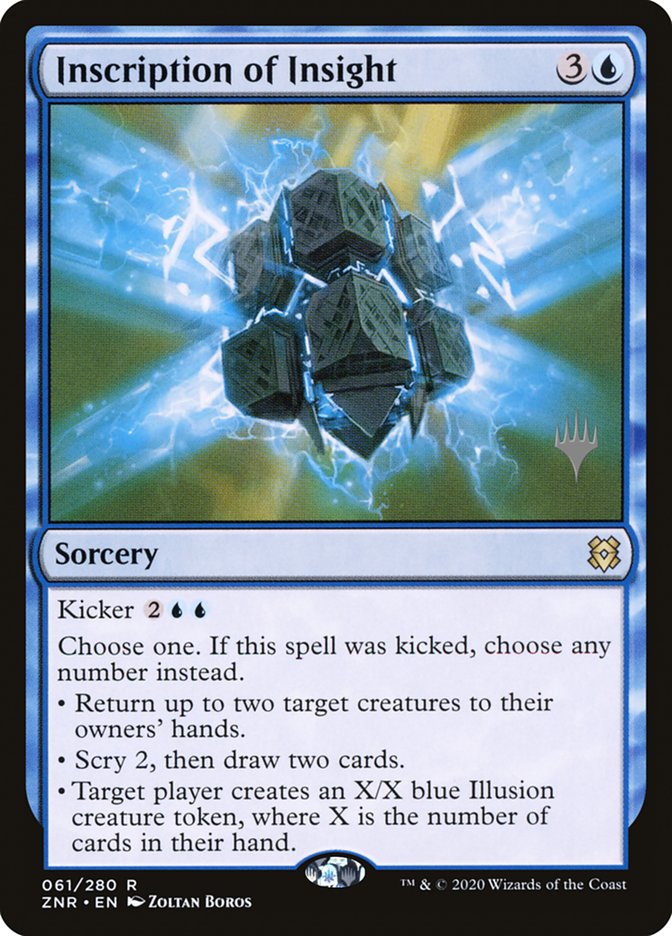 Inscription of Insight (PPZNR-061) - Zendikar Rising Promos