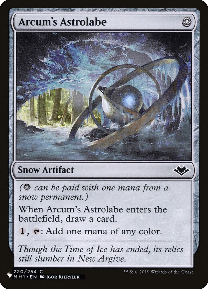 Arcum's Astrolabe (LIST-220/254) - The List