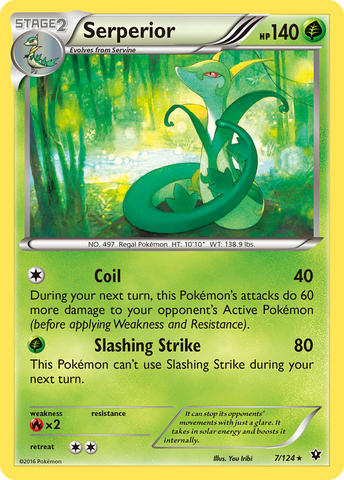 Serperior 7/124 - XY  Fates Collide