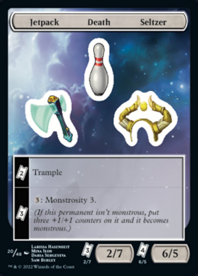 Jetpack Death Seltzer (UNF-020) - Unfinity Sticker Sheets