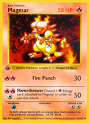 Magmar - 36/102 - 1st Edition Base Set Shadowless - Uncommon