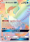 Articuno GX (Secret)/168 - SM  Celestial Storm Holofoil