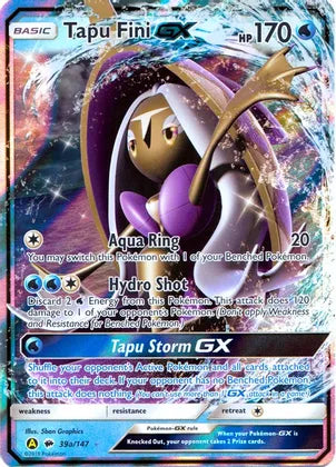 Tapu Fini GX - 39a/147 39a/147 - Alternate Art Promos Holofoil