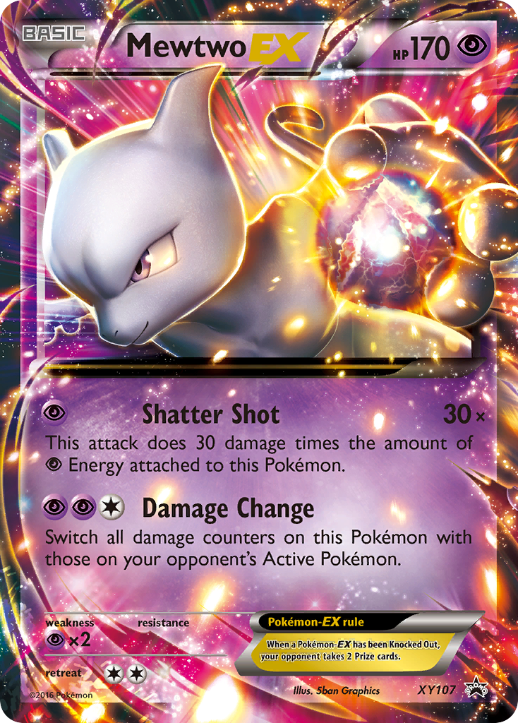 Mewtwo EX - XY107 XY107/211 - XY Promos Holofoil