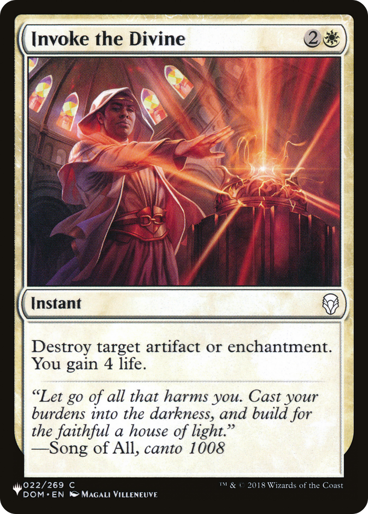 Invoke the Divine (LIST-022) - The List
