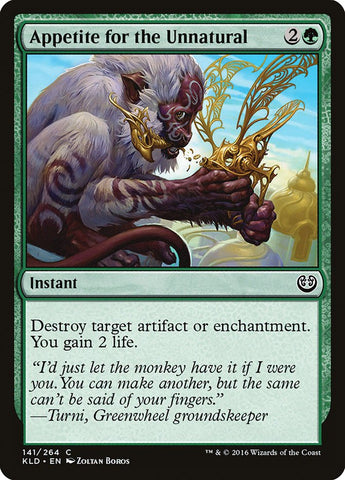 Appetite for the Unnatural (KLD-141) - Kaladesh