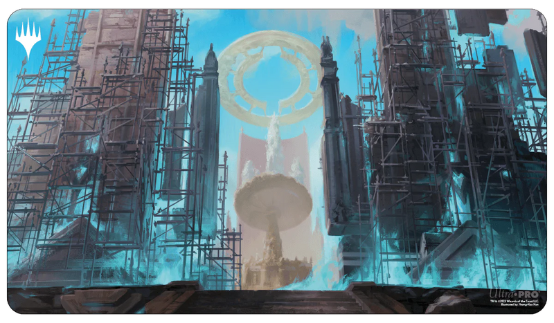 Ravnica Remastered Azorius Senate Hallowed Fountain Playmat