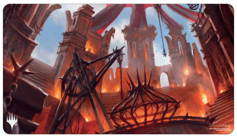 Ravnica Remastered Cult of Rakdos Blood Crypt Playmat