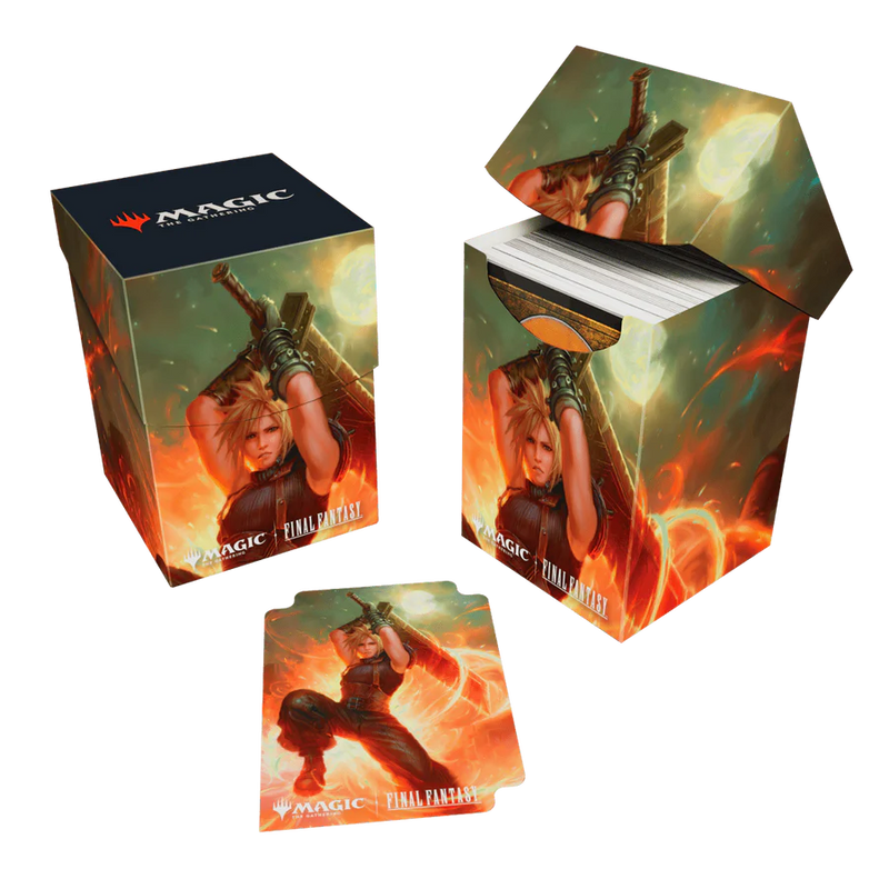 Magic: The Gathering Final Fantasy Cloud, Ex-SOLDIER 100+ Deck Box