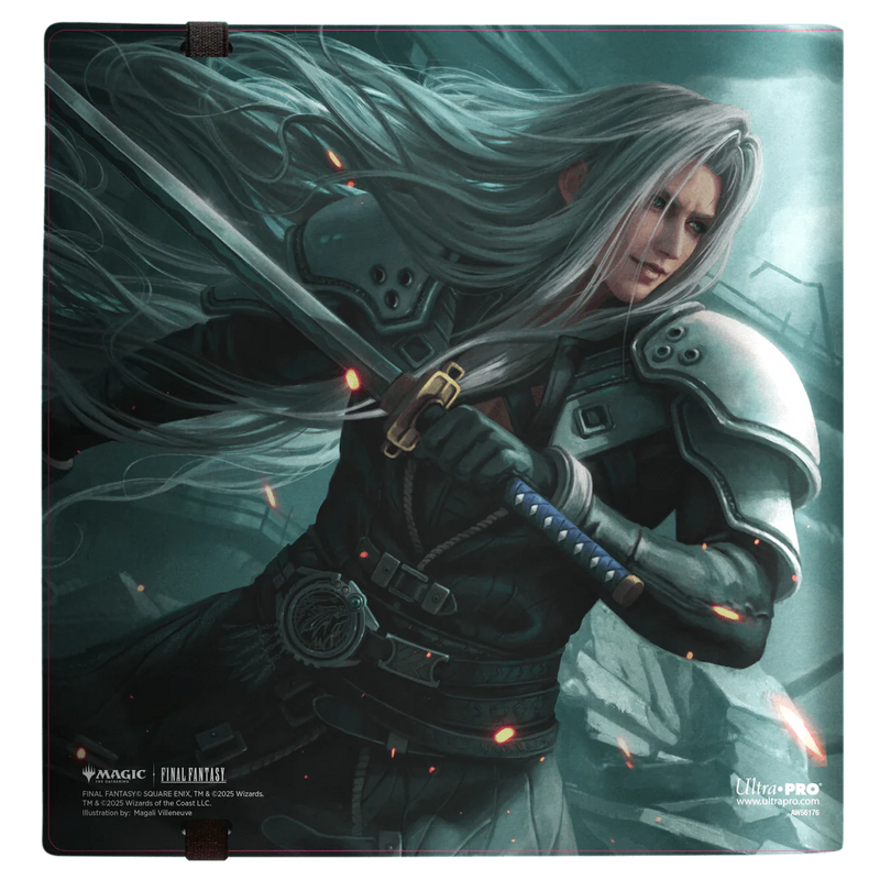 12 Pocket Pro Binder Final Fantasy Cloud, Planet's Champion and Sephiroth, Planet's Heir
