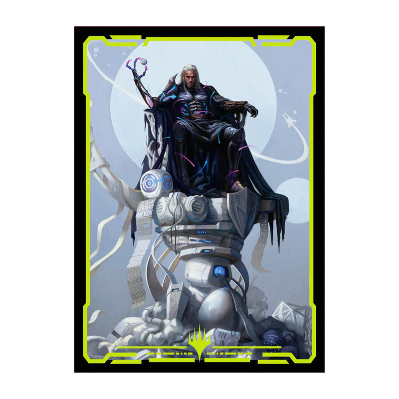 Edge of Eternities Tezzeret, Cruel Captain 100ct Deck Protector Sleeves in Clear Box