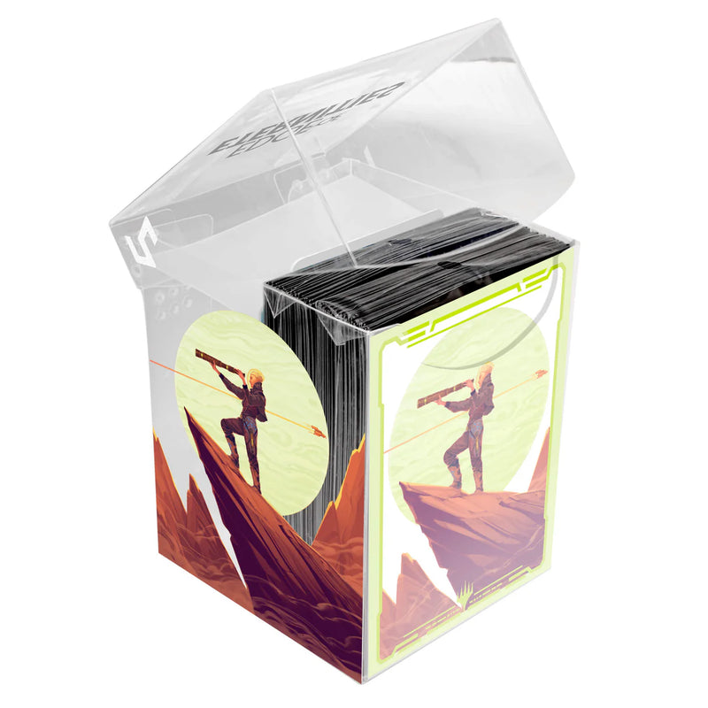 Edge of Eternities Sami, Wildcat Captain 100ct Deck Protector Sleeves in Clear Box