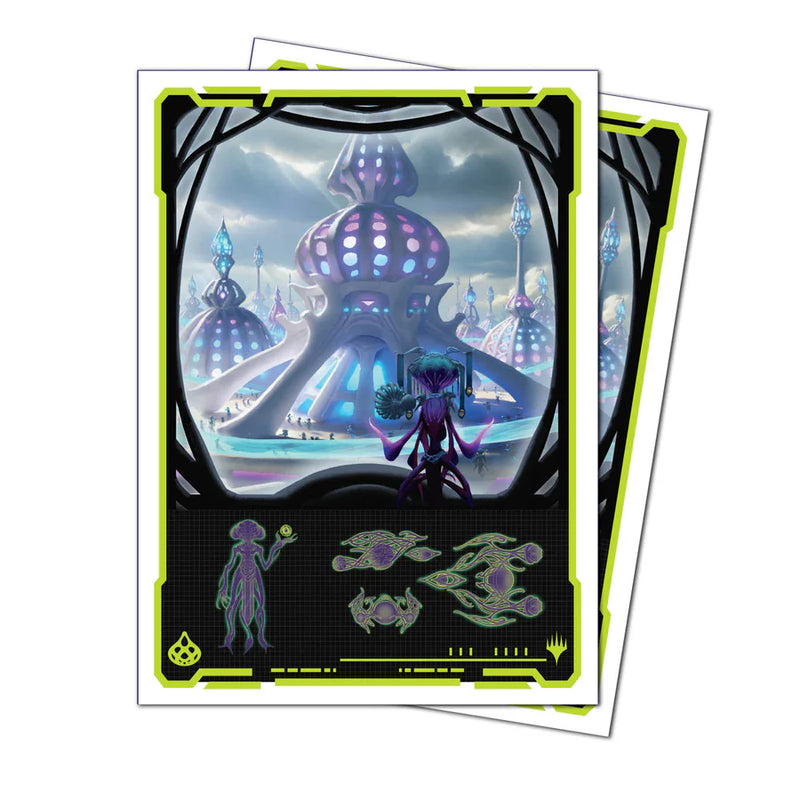 Ultra Pro Apex Sleeves Edge of Eternities Uthros, Titanic Godcore