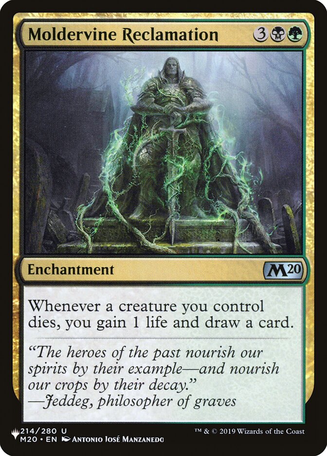 Moldervine Reclamation (LIST-214/280) - The List